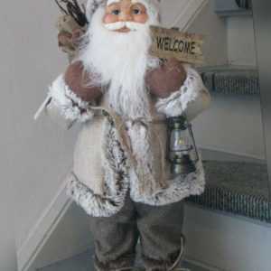 Weihnachtsmann Laterne Santa Klaus 60 cm Nikolaus Weihnachten Weihnachtsdeko