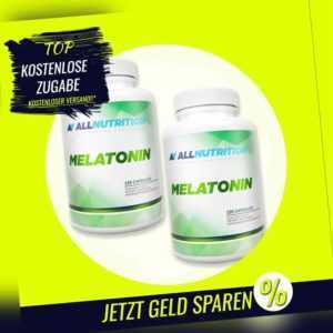 AllNutrition – Melatonin – 2 x 120 Kapseln - Kapseln,Caps, Melatonin, B1