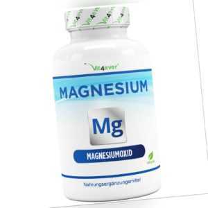 Magnesium MG 365 Kapseln 400mg Hochdosiert Knochen Zähne Vegan Vit4ever