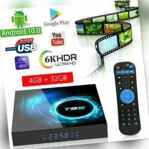 T95 Smart Android 10.0 TV Box H616 Quadcore 6K HDR WiFi BT5.0 2+16GB/4+32GB N3L0