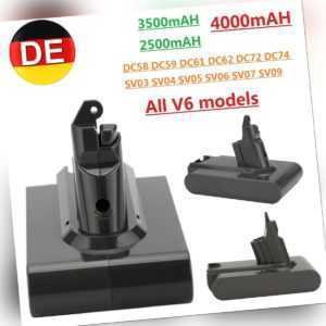 4000mAh 21.6V Li-Ion AKKU für Dyson V6 Animal DC58 DC59 DC61 DC62 SV03 SV05 SV09