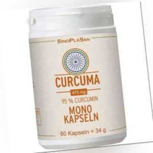 CURCUMA 475 mg 95% Curcumin Mono-Kapseln 60 St PZN 13598134