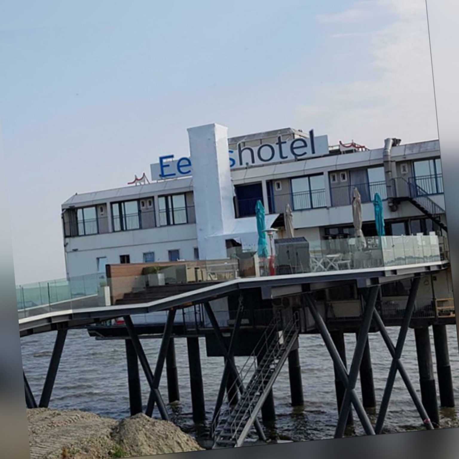 Nordsee Groningen Holland Hotel im Meer auf Stelzen Gutschein 2 Pers. 3 Nächte
