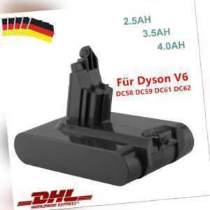 4000mAh 21.6V Li-ion Akku für Dyson Dyson V6 SV03 SV05 SV09 DC58 DC59 DC61 DC62