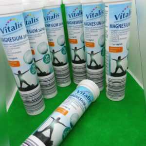 7 x Vitalis® Magnesium, 240 mg; Geschmack Orange