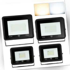 LED Fluter mit Bewegungsmelder 10W - 50W Außenlampe IP66 Flutlicht Strahler