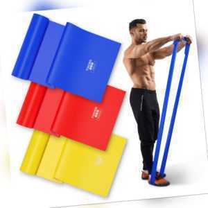 Gymnastikband 3er Set Fitnessbänder Lang Fitnessband Resistance Bands