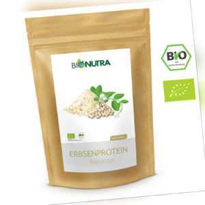 BioNutra® Erbsenprotein Bio 1500 g, 82% Proteingehalt, feines Pulver, vegan