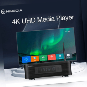 Himedia Q100 UHD HDR10 3D Android TV Box / 4K Mediaplayer mit Festplattenschacht