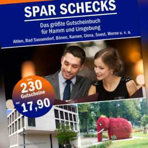 NEU 2 Stück Spar Schecks 2020/21 - das größte Gutscheinbuch für Hamm & Umgebung