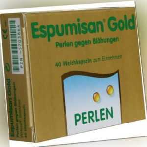 ESPUMISAN Gold Perlen gegen Blähungen 40 St PZN 5703864
