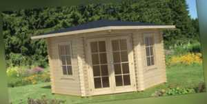 Topangebot Gartenhaus ARUBA 1, ca. 320x320cm, 40 mm Blockbohlen LASITA MAJA