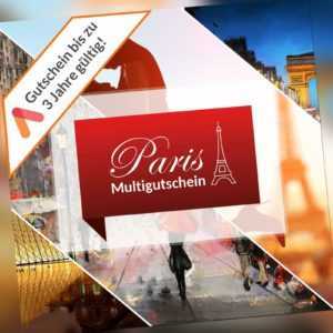 Kurzreise Paris Multi Hotel Gutschein 3 Tage/2 ÜF für 2 Personen inkl. Frühstück