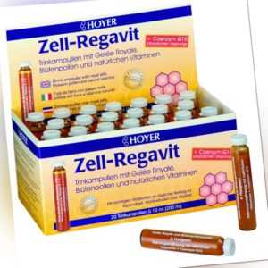 Zell-Regavit Gelee Royale  20 x 10ml  mit natürlichen Vitaminen und Coenzym Q10