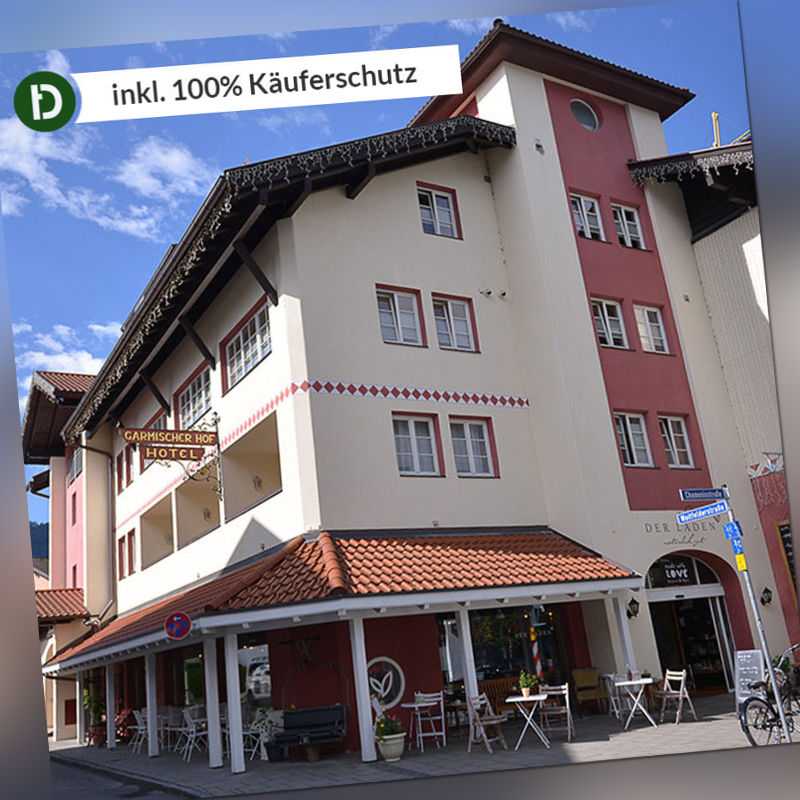 5 Tage Urlaub im Hotel Garmischer Hof in Garmisch-Partenkirchen mit Frühstück