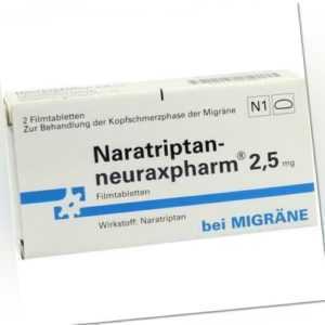 NARATRIPTAN-neuraxpharm 2,5 mg Filmtabletten 2 St PZN 9536452