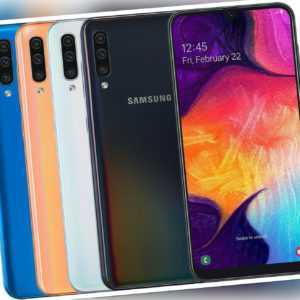 Samsung Galaxy A50 128GB Android Smartphone ohne Simlock 6,4 Zoll...