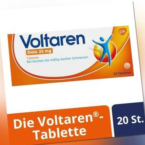 VOLTAREN Dolo 25 mg überzogene Tabletten 20 St PZN 00927263