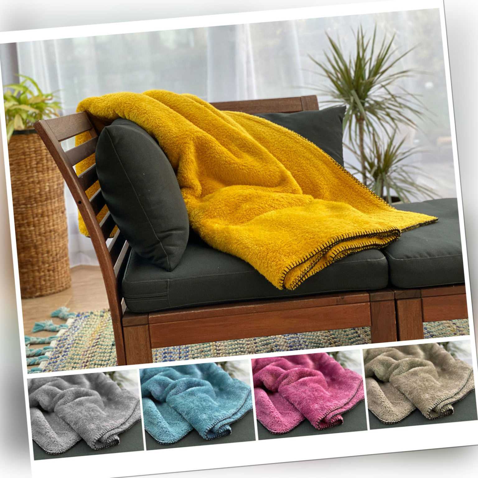 Super Soft Kuscheldecke Langfloor Teddy Fleece XL 200x150 Plüsch