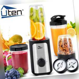 Uten 220 W Mixer 700ML + Mühle. Smoothie-Maker Standmixer Eis-Crusher Blender