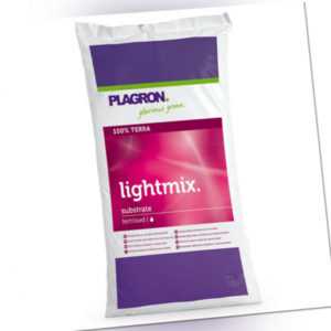 Plagron Light Mix 50L Erde Substrat Pflanzerde Anzucht Pflanzenzucht Soil Perlit