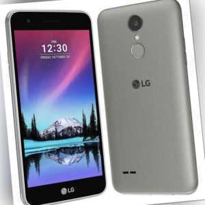LG K4 2017 M160 Titan Silber LTE Quad-Core Android Smartphone Ohne...