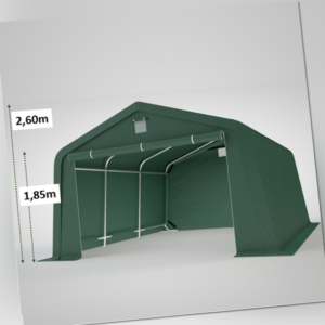 Weidezelt Offenstall Weidehütte Weide Pferde Schafe Unterstand 3,3x4,7m GRÜN PE