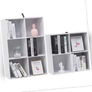 Raumteiler Bücherregal Bücherschrank Standregal Büroregal Weiß #1308