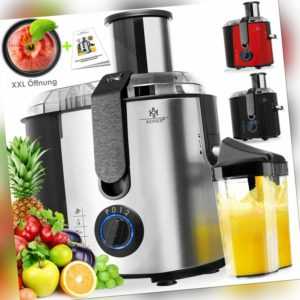 KESSER® Entsafter Saftpresse Edelstahl 1100W 85mm Presse Obstpresse Saft Juicer