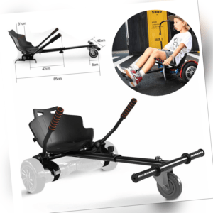 Hovercart Hoverkart Für E-Scooter Self Balance Board Sitz Go Cart Hoverseat DE