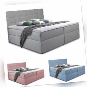 Boxspringbett BEST mit 2 Bettkästen, Doppelbett mit Bonell-Matratze + Topper