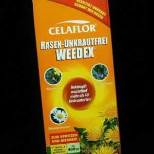 Celaflor Rasen-Unkrautfrei Weedex 400 ml Rasenunkraut-Vernichter Konzentrat