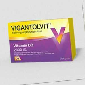 VIGANTOLVIT 2000 IE Vitamin D Weichkapseln 120 Stück PZN 12423869 + Proben