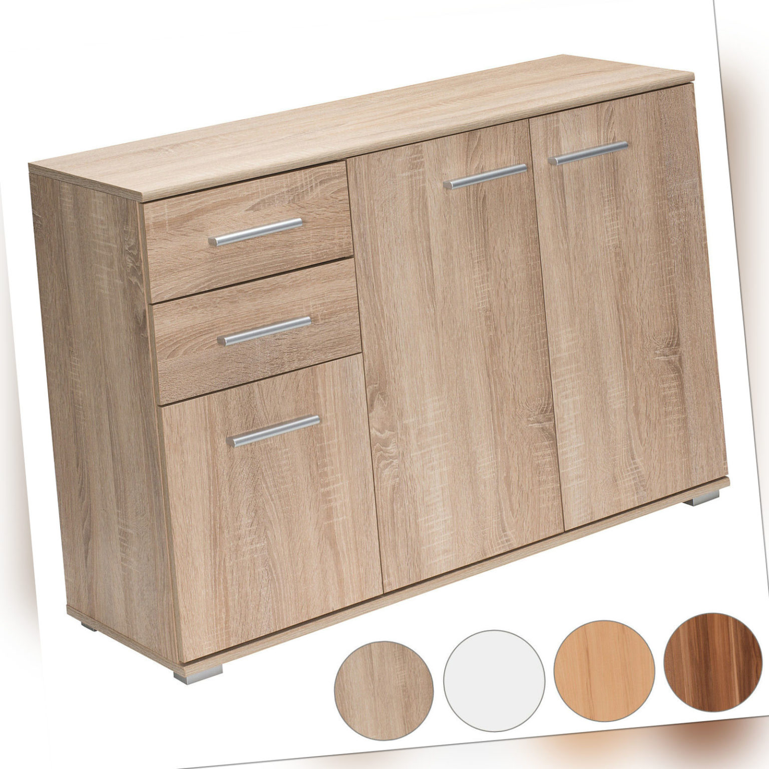 Kommode Sideboard mit Schubladen Anrichte Mehrzweckschrank Schrank Flur DEUBA