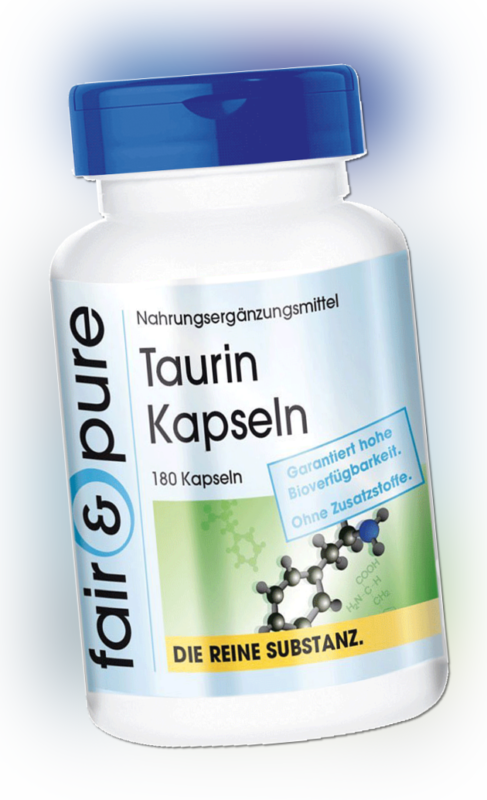 Taurin  180 Kapseln Fair & Pure