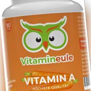 Vitamin A Kapseln - 3000µg Retinylacetat - Retinol - vegan - Vitamineule