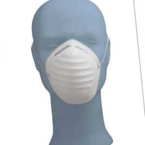 50 Stück Grobstaubmaske Komfort Maske mit Gummizug Nasenbügel