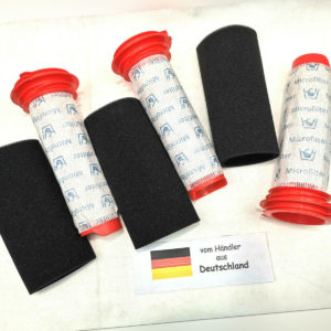 3x Filter Set passend für Bosch BCH65RT25/01, BCH65RT25/02 BoschAthlet25.2V