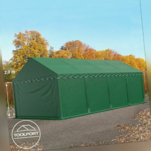 Lagerzelt 4x8m Weidezelt Zelthalle Unterstand PVC ca. 500g/m² Zelt wasserdicht