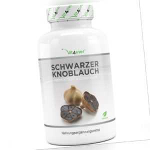 Schwarzer Knoblauch Extrakt 180 Kapseln a 750mg Vegan Hochdosiert & Geruchslos