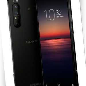 Sony Xperia 1 II schwarz 256 GB 5G LTE Android Smartphone 6,5 Display 12 MPX 4K
