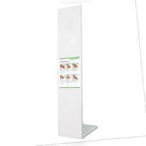 Sanismart Desinfektionsständer Weiß 150 cm + Hygieneplan