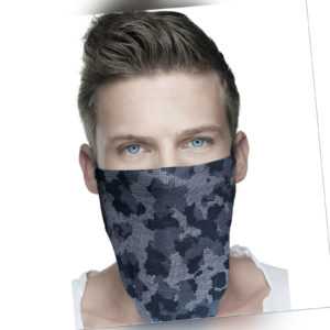 ALB Stoffe® Premium Loop BATTLE, Mund-Nasen-Maske, antimikrobiell,100% dt. Her.