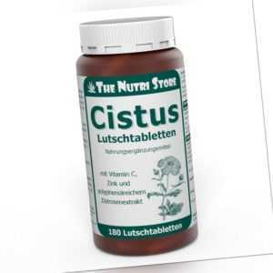 Cistus incanus Lutschtabletten 180 Stk. - Vitamin C, Zink u. Zistrosenextrakt