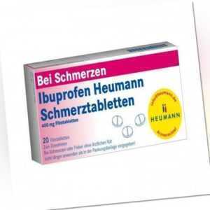 IBUPROFEN Heumann Schmerztabletten 400 mg 20 St PZN 40554