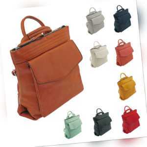 Damen Tasche Schultertasche Rucksack Shopper Citybag Leder Optik SP9006