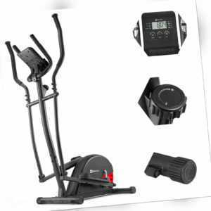 Hop-Sport Crosstrainer Heimtrainer Stepper Nordic Walking Elliptical Focus rot