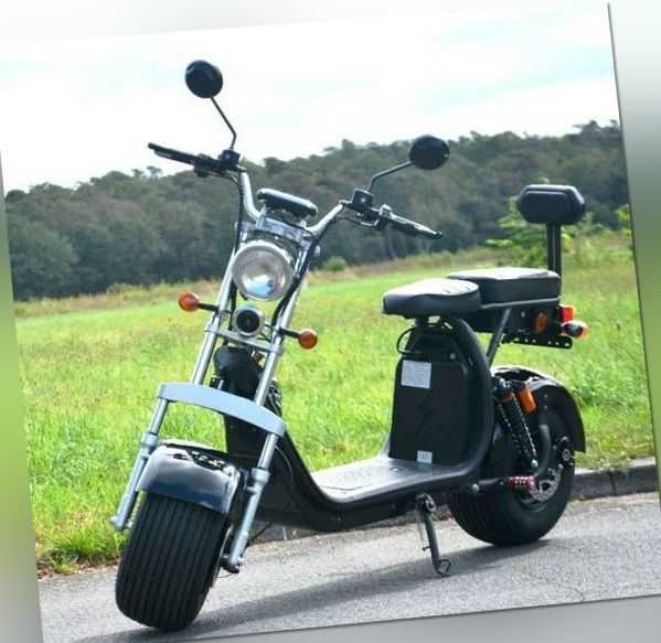 Fat Coco Bike, E-Scooter - 60 V -1500 Watt - Fat Bike - 40 Km/H Straßenzulassung