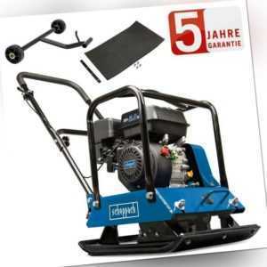 Scheppach Rüttelplatte Verdichter HP2200S 6,5PS 25kN + Fahrvorrichtung