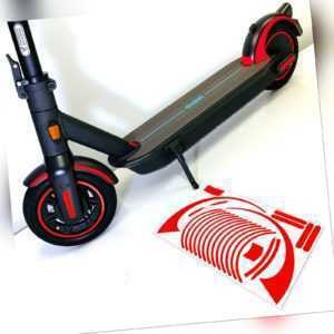 Aufkleber Set 35x24cm Bogen Sticker geeignet für Segway Ninebot Max G30D / G30